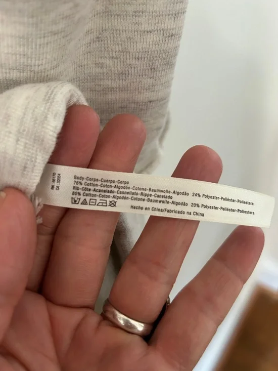 Free People Beach Arrival Hoodie XS Slouchy Heathered Grey with Toggle Detail - Picture 7 of 16